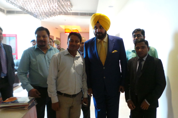 Panache Team with Navjot Singh Sidhu